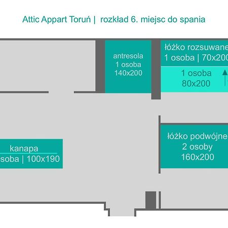 Attic Appart ทอรูน ภายนอก รูปภาพ