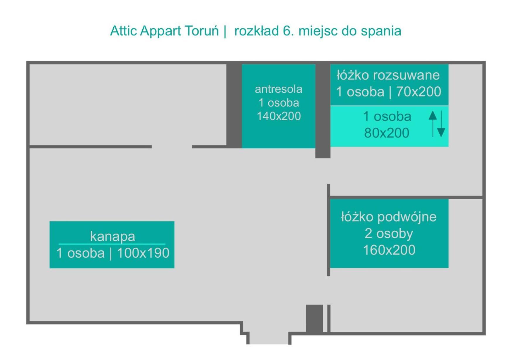 Attic Appart ทอรูน ภายนอก รูปภาพ